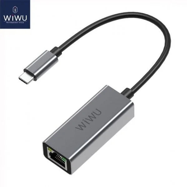 WIWU Converter RJ45 TYPE-C TO LAN WIWU Converter RJ45 TYPE-C TO LAN